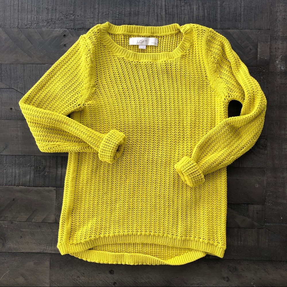 LOFT cable knit sweater